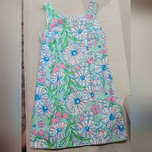 Lily Pulitzer Splish Splash Delia Dress Size 12 Floral No Bows